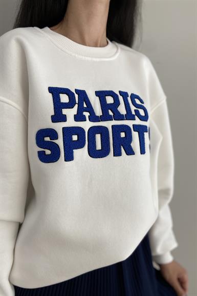 PARİS NAKIŞLI SWEATSHIRT