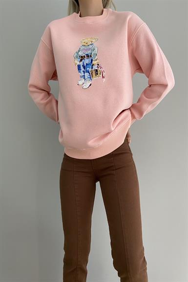 PARİS YAZILI AYICIK BASKILI SWEAT