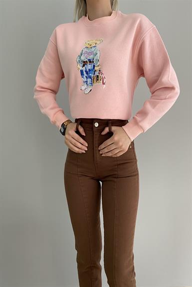 PARİS YAZILI AYICIK BASKILI SWEAT