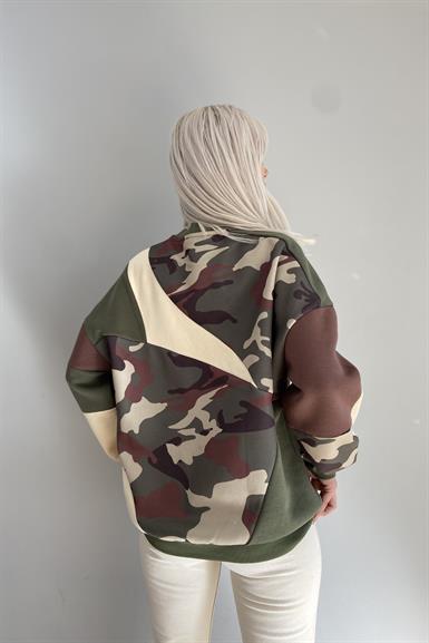 PATCHWORK BASKILI SWEATSHIRT