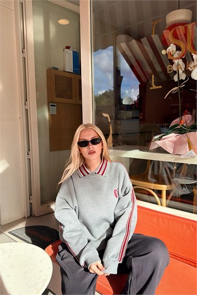ŞERİT DETAY SWEATSHIRT