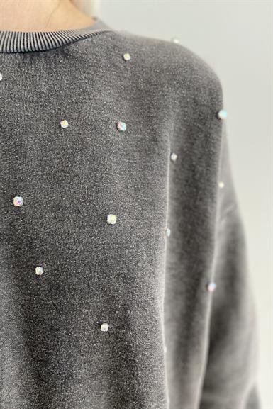 TAŞ DETAYLI SWEAT