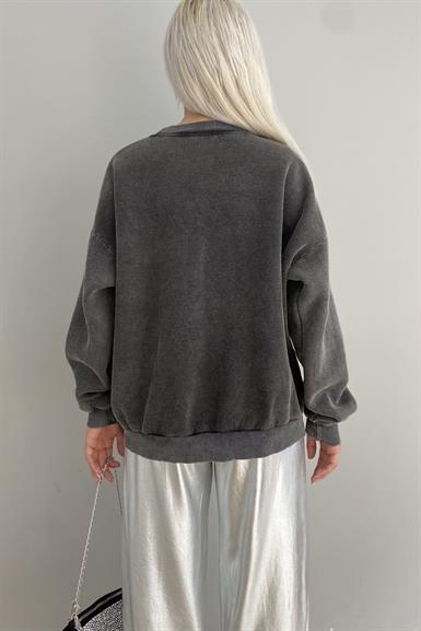 TAŞ DETAYLI SWEAT