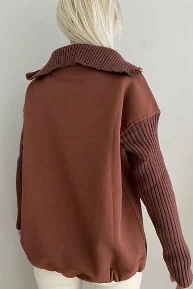 TRIKO GARNİLİ SWEAT