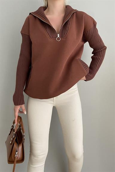 TRIKO GARNİLİ SWEAT