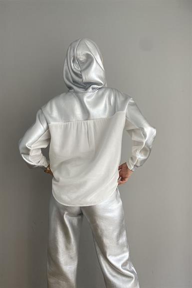 VARAKLI GARNİLİ KAPŞONLU SWEATSHIRT