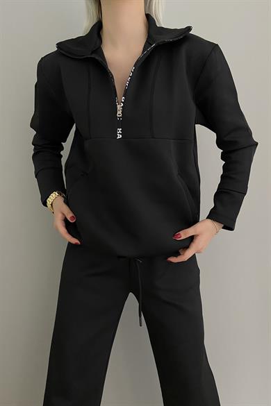 YARIM FERMUARLI SCUBA SWEAT