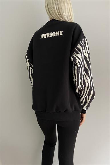 ZEBRA A HARF APLİKE SWEAT