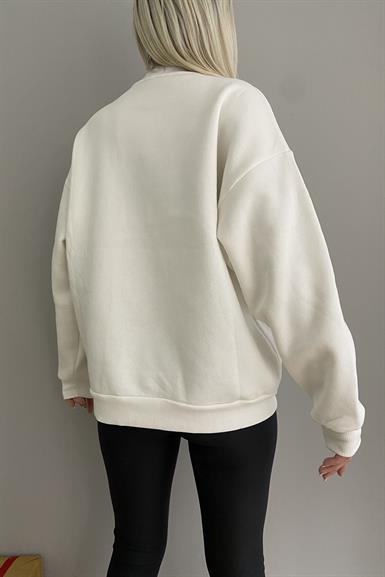 ZEBRA DESEN A APLİKE SWEAT