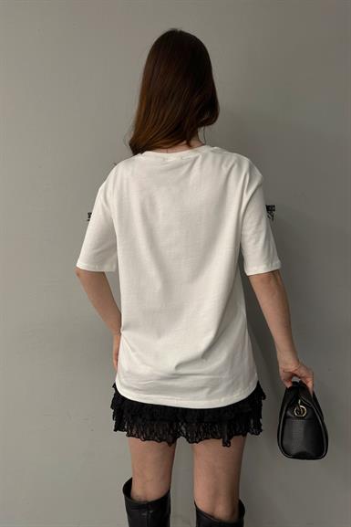 ALO NAKIŞ DETAYLI TSHIRT