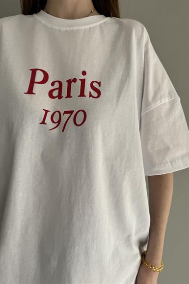 BASKI DETAY TSHIRT