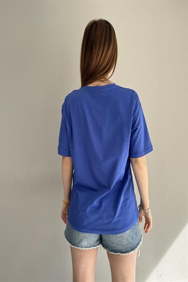 BASKI DETAY TSHIRT