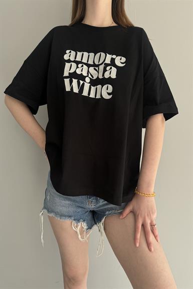 BASKI DETAY TSHIRT