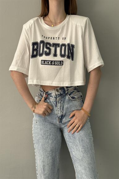 BASKI DETAYLI TSHIRT