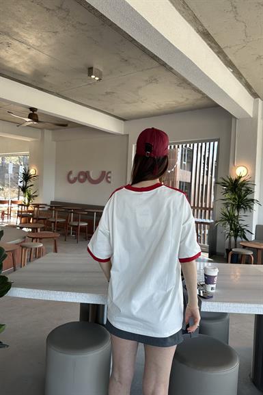 BASKI DETAYLI TSHIRT