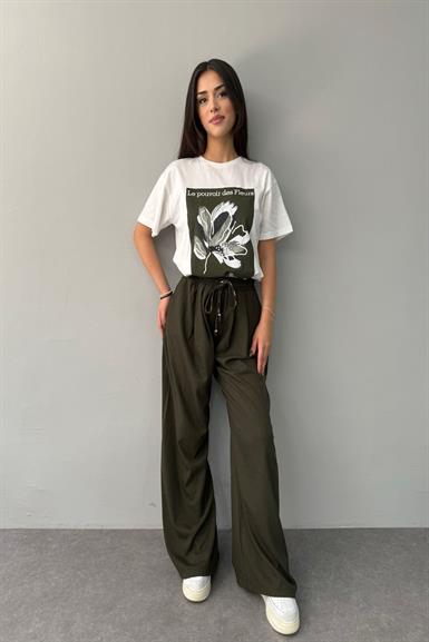 BASKI DETAYLI TSHIRT