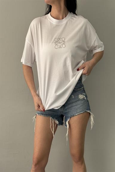 BASKI DETAYLI TSHIRT