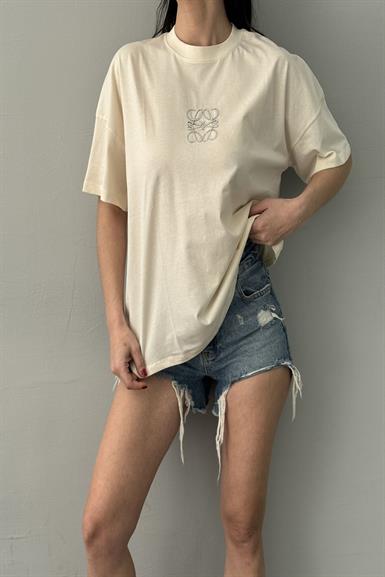 BASKI DETAYLI TSHIRT