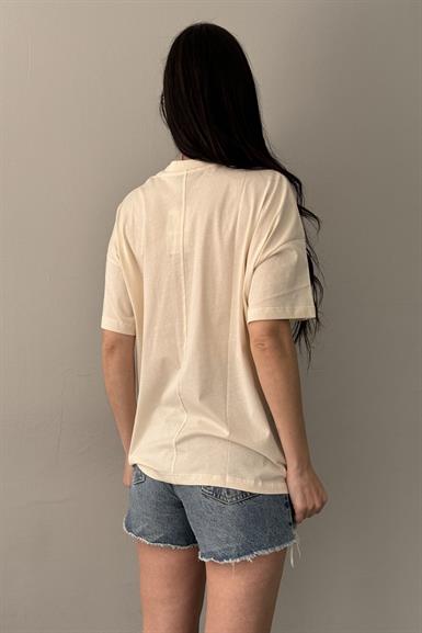 BASKI DETAYLI TSHIRT