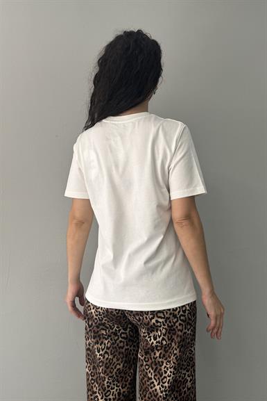 BASKI DETAYLI TSHIRT