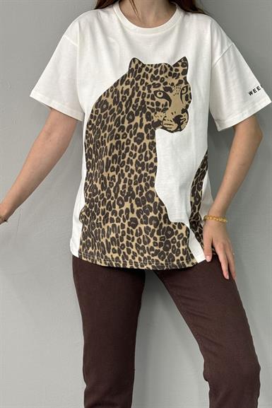 BASKI DETAYLI TSHIRT