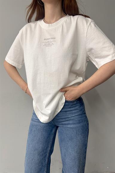 BASKI DETAYLI TSHIRT