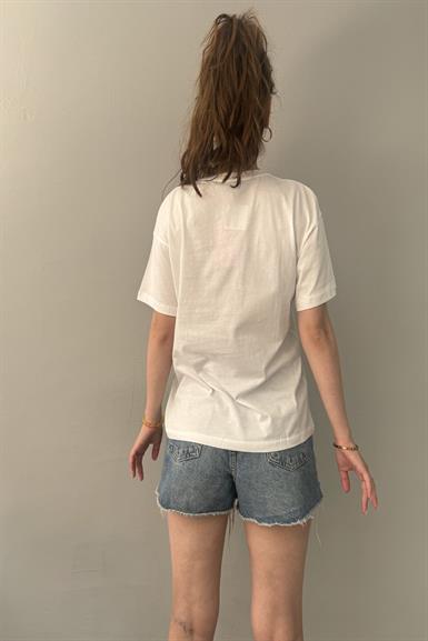 BASKI DETAYLI TSHIRT