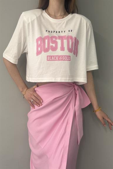 BASKI DETAYLI TSHIRT
