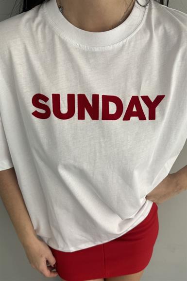 BASKI DETAYLI TSHIRT