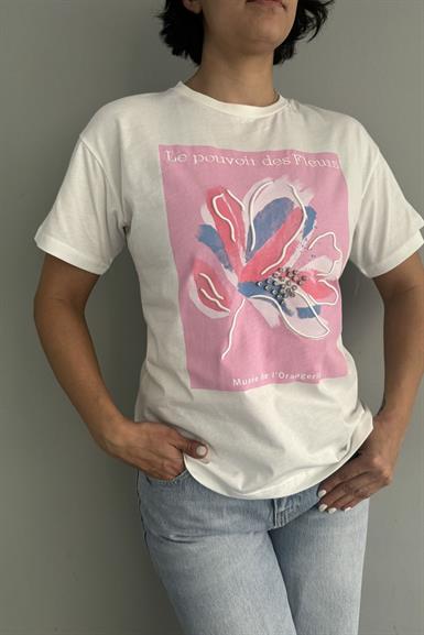 BASKI DETAYLI TSHIRT