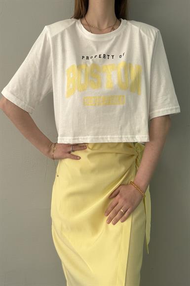 BASKI DETAYLI TSHIRT