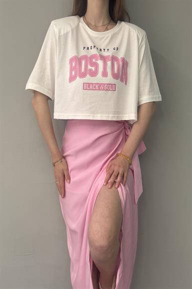 BASKI DETAYLI TSHIRT