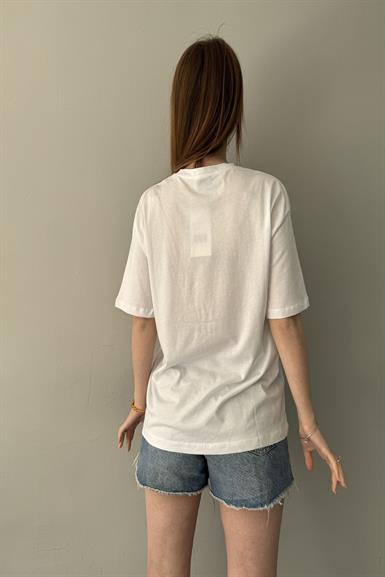 BASKI DETAYLI TSHIRT