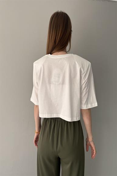 BASKI DETAYLI TSHIRT