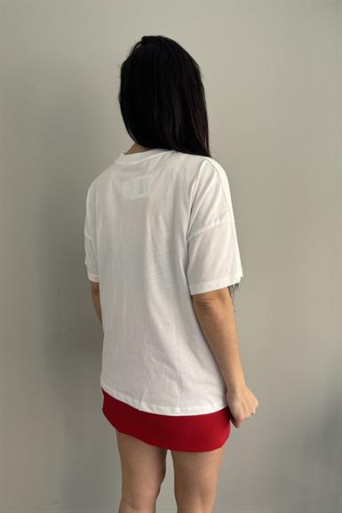 BASKI DETAYLI TSHIRT