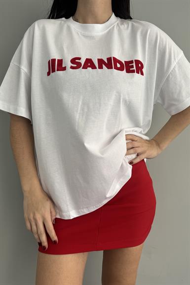 BASKILI DETAYLI TSHIRT