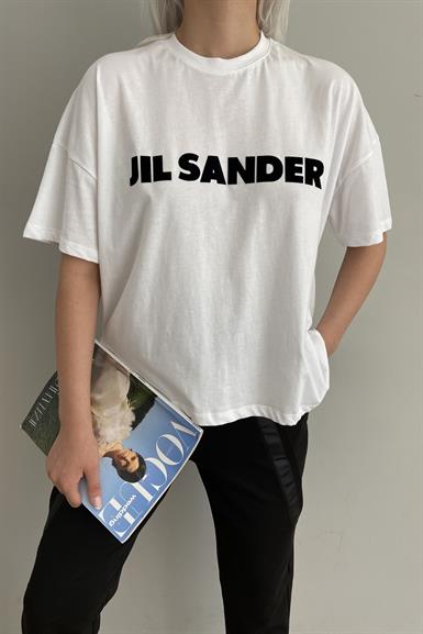 BASKILI DETAYLI TSHIRT