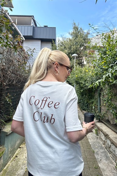 BİSİKLET YAKA BASKI DETAYLI TSHIRT
