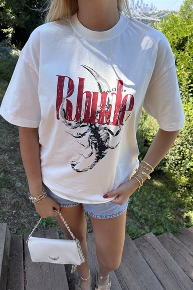 BİSİKLET YAKA BASKILI TSHIRT