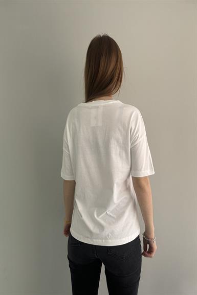 BİSİKLET YAKA DÜŞÜK OMUZ TSHIRT