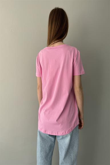 BİSİKLET YAKA DÜŞÜK OMUZ TSHIRT