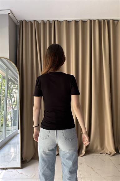 BİSİKLET YAKA KISA KOL TSHIRT