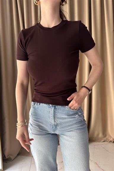 BİSİKLET YAKA KISA KOL TSHIRT