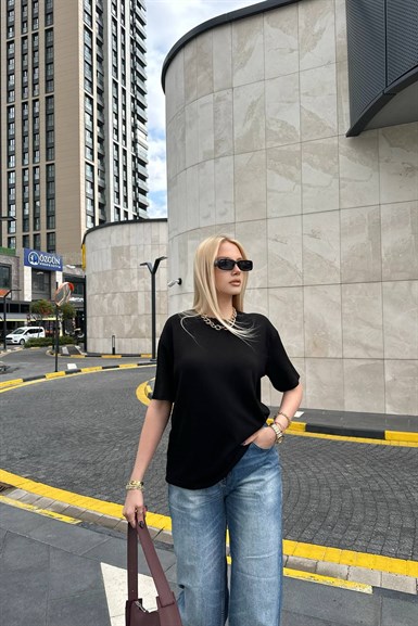 BİSİKLET YAKA MODAL TSHIRT