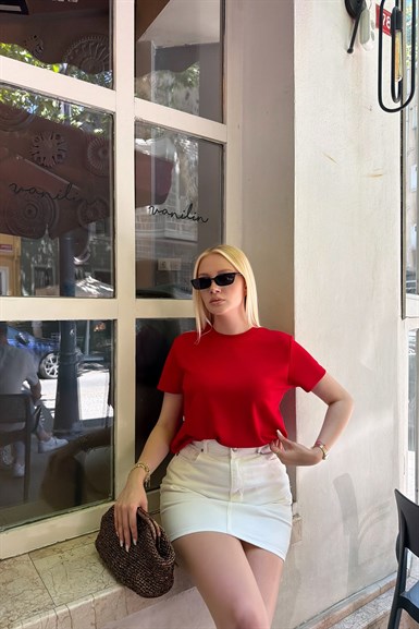 BİSİKLET YAKA MODAL TSHIRT