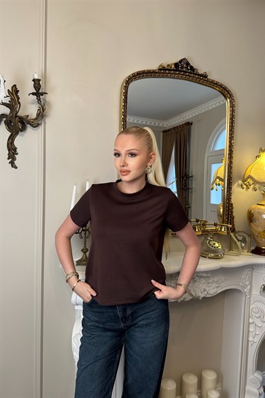 BİSİKLET YAKA MODAL TSHIRT