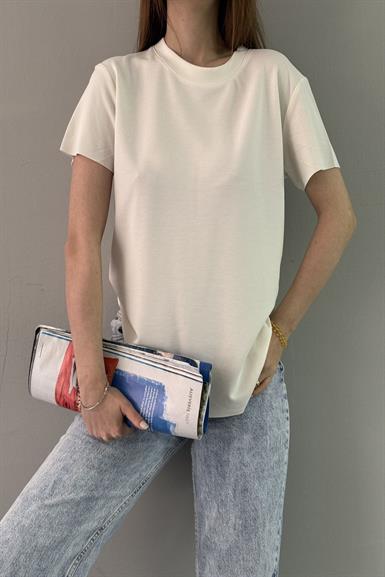 BİSİKLET YAKA MODAL TSHIRT
