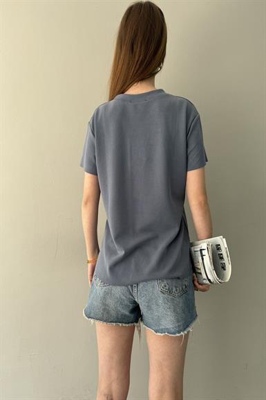 BİSİKLET YAKA MODAL TSHIRT