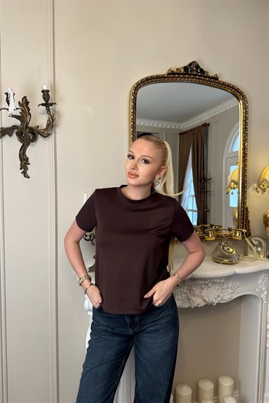 BİSİKLET YAKA MODAL TSHIRT