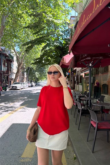 BİSİKLET YAKA MODAL TSHIRT